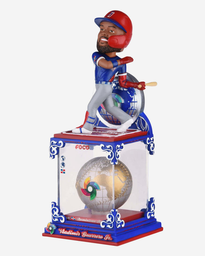 Vladimir Guerrero Jr Dominican Republic 2026 World Baseball Classic Globe Case Bobblehead FOCO - FOCO.com