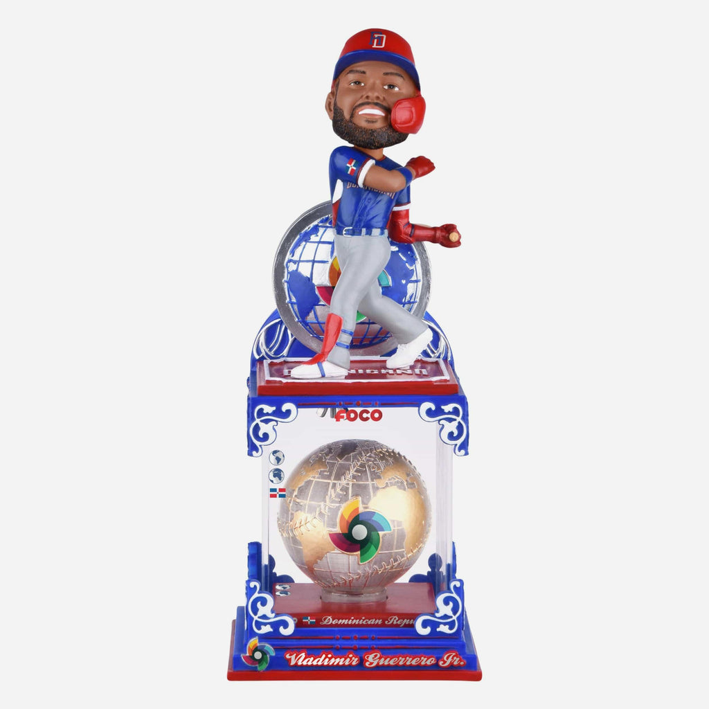 Vladimir Guerrero Jr Dominican Republic 2026 World Baseball Classic Globe Case Bobblehead FOCO - FOCO.com