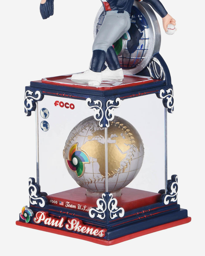 Paul Skenes USA 2026 World Baseball Classic Globe Case Bobblehead FOCO - FOCO.com