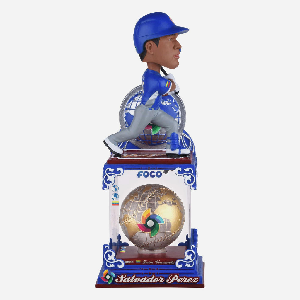 Salvador Perez Venezuela 2026 World Baseball Classic Globe Case Bobblehead FOCO - FOCO.com
