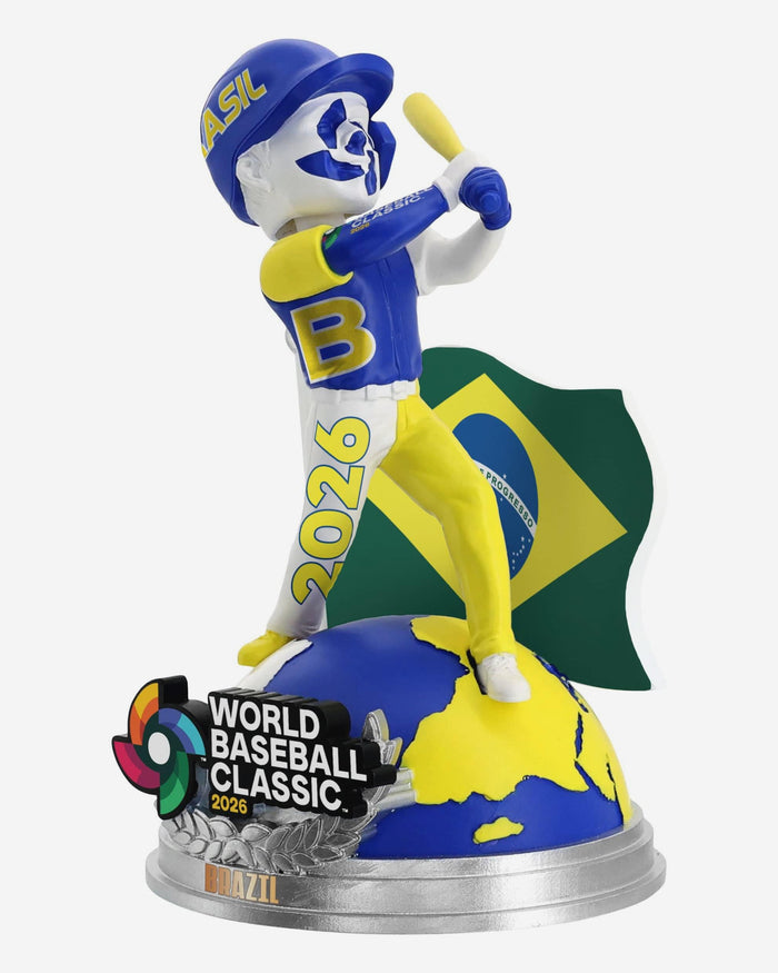 Brazil 2026 World Baseball Classic Bobbles on Parade Bobblehead FOCO - FOCO.com