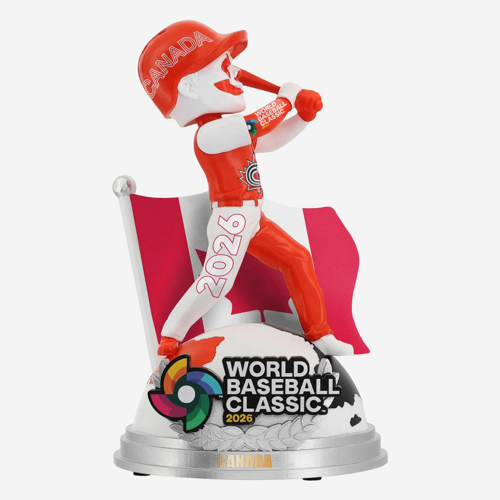 Canada 2026 World Baseball Classic Bobbles on Parade Bobblehead FOCO - FOCO.com