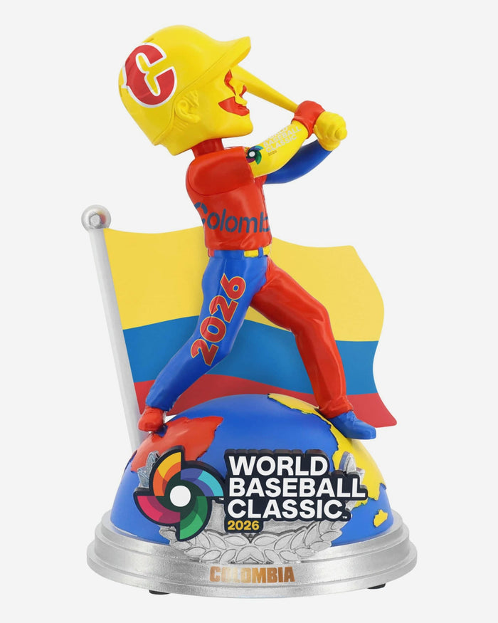 Colombia 2026 World Baseball Classic Bobbles on Parade Bobblehead FOCO - FOCO.com