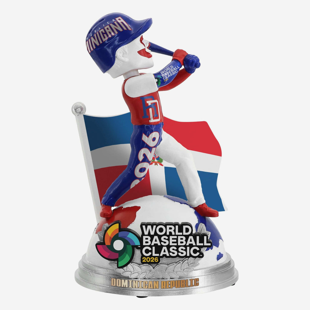 Dominican Republic 2026 World Baseball Classic Bobbles on Parade Bobblehead FOCO - FOCO.com