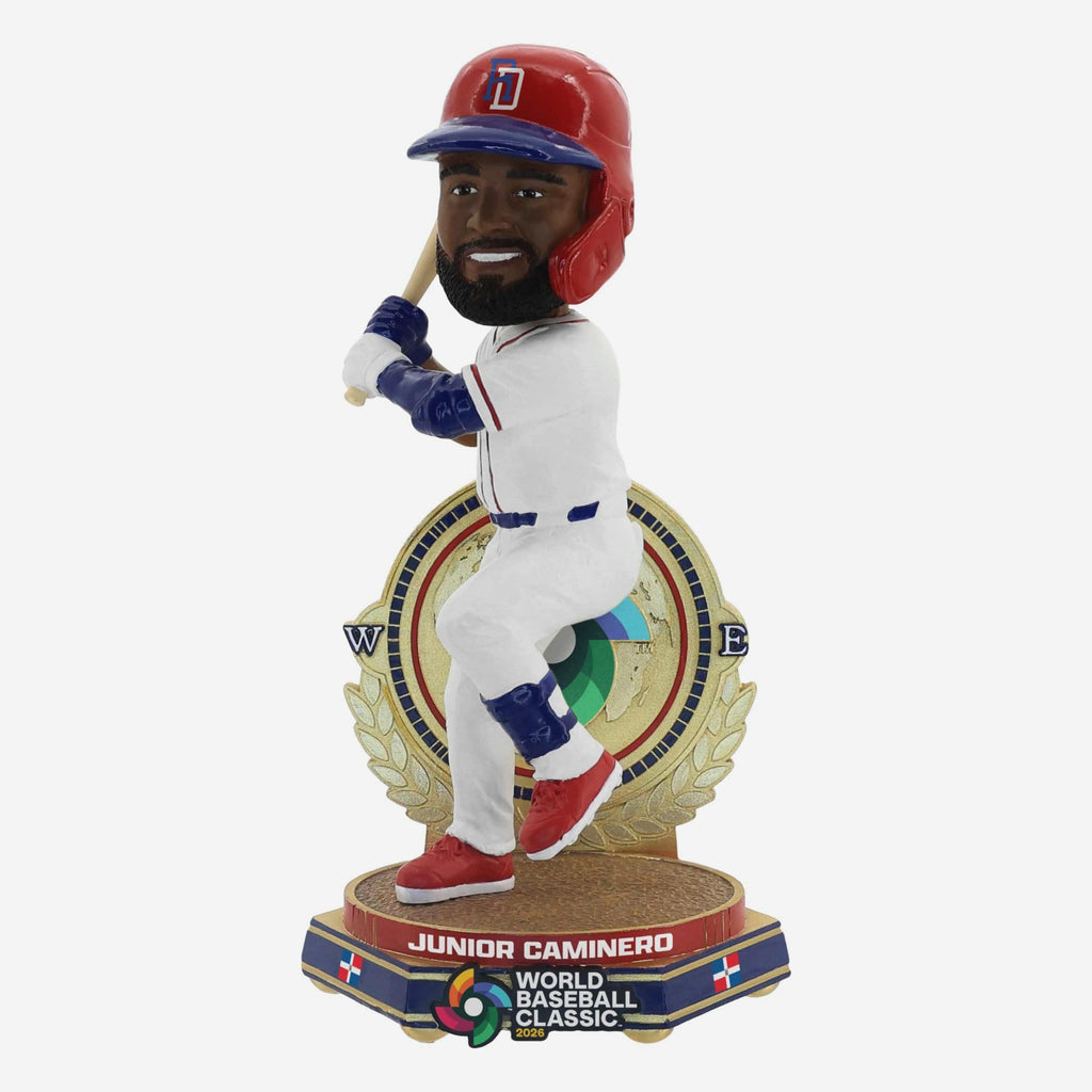 Junior Caminero Dominican Republic 2026 World Baseball Classic Bobblehead FOCO - FOCO.com