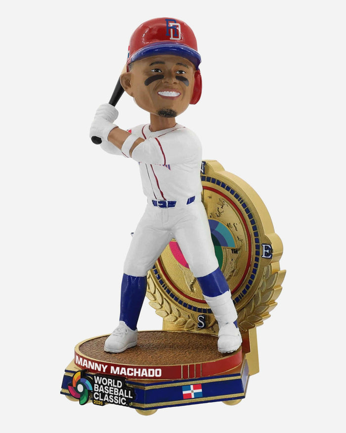 Manny Machado Dominican Republic 2026 World Baseball Classic Bobblehead FOCO - FOCO.com