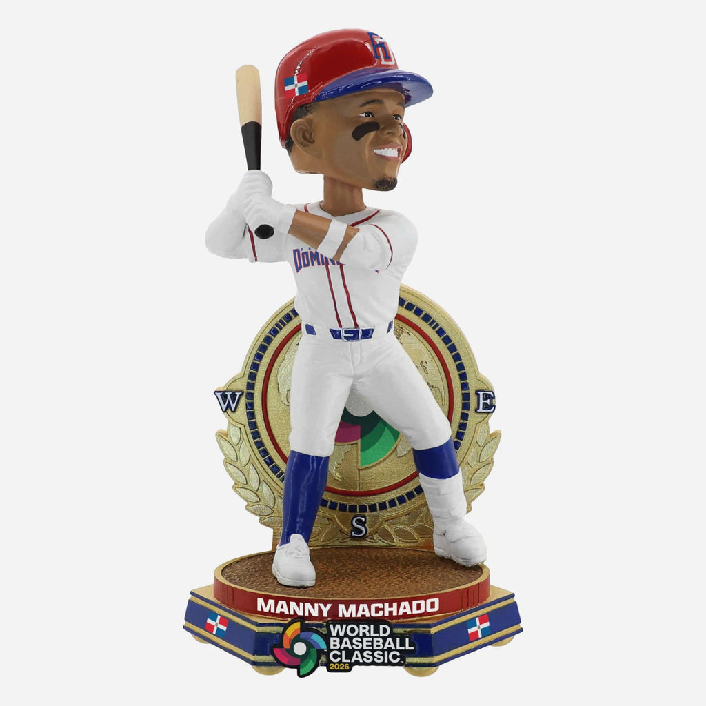 Manny Machado Dominican Republic 2026 World Baseball Classic Bobblehead FOCO - FOCO.com