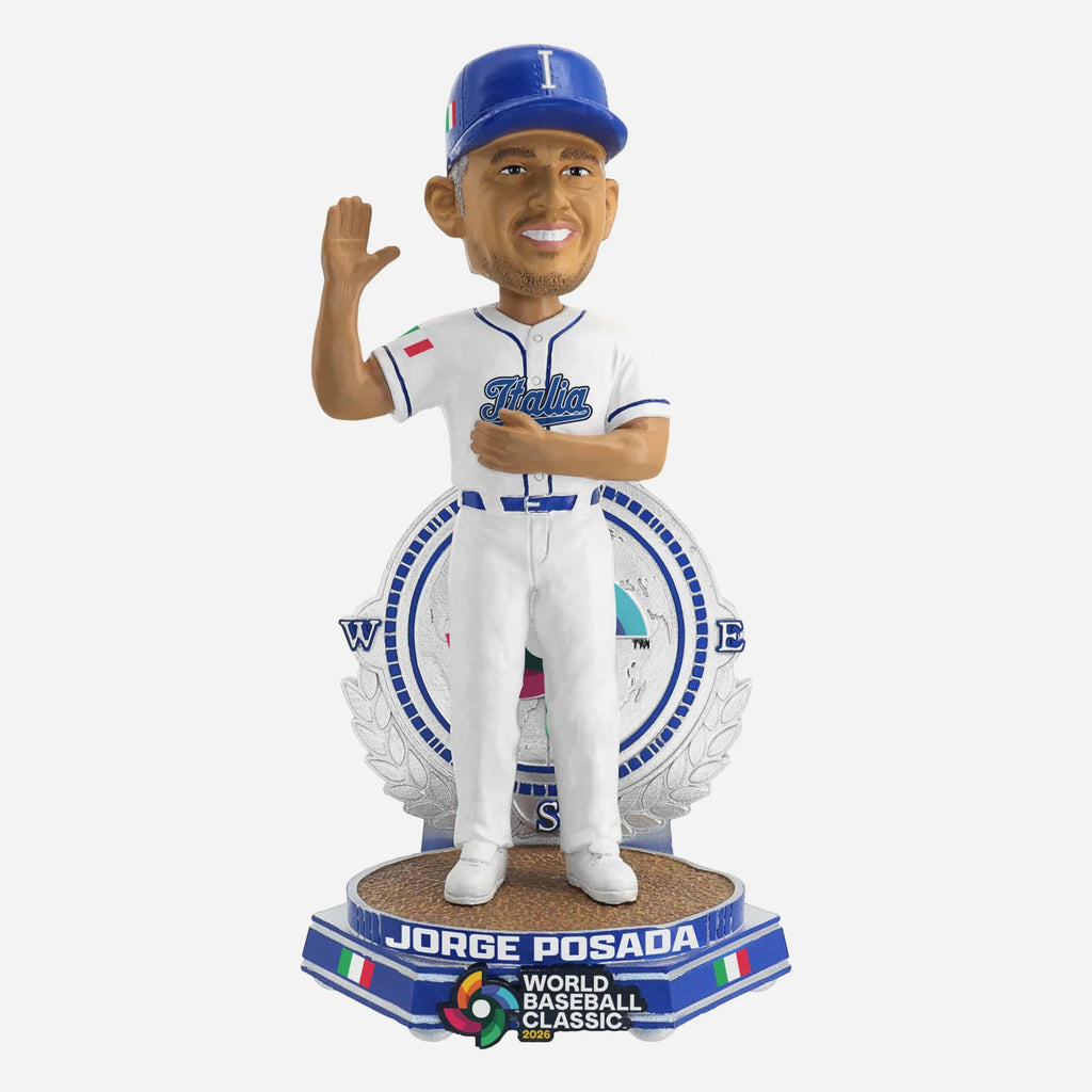 Jorge Posada Italy 2026 World Baseball Classic Coach Bobblehead FOCO - FOCO.com