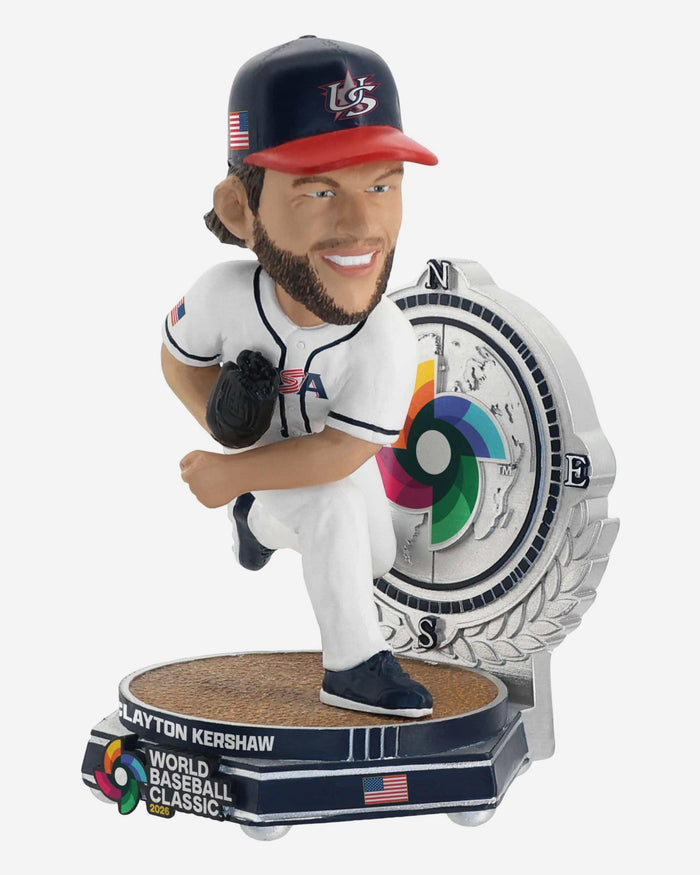 Clayton Kershaw USA 2026 World Baseball Classic Bobblehead FOCO - FOCO.com