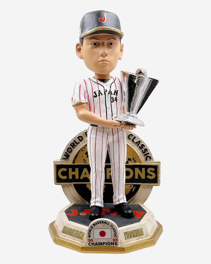 Masataka Yoshida Japan 2023 World Baseball Classic Champions Bobblehead FOCO - FOCO.com