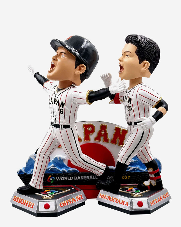 Shohei Ohtani & Munetaka Murakami Japan 2023 World Baseball Classic Walk-Off Dual Bobblehead FOCO - FOCO.com