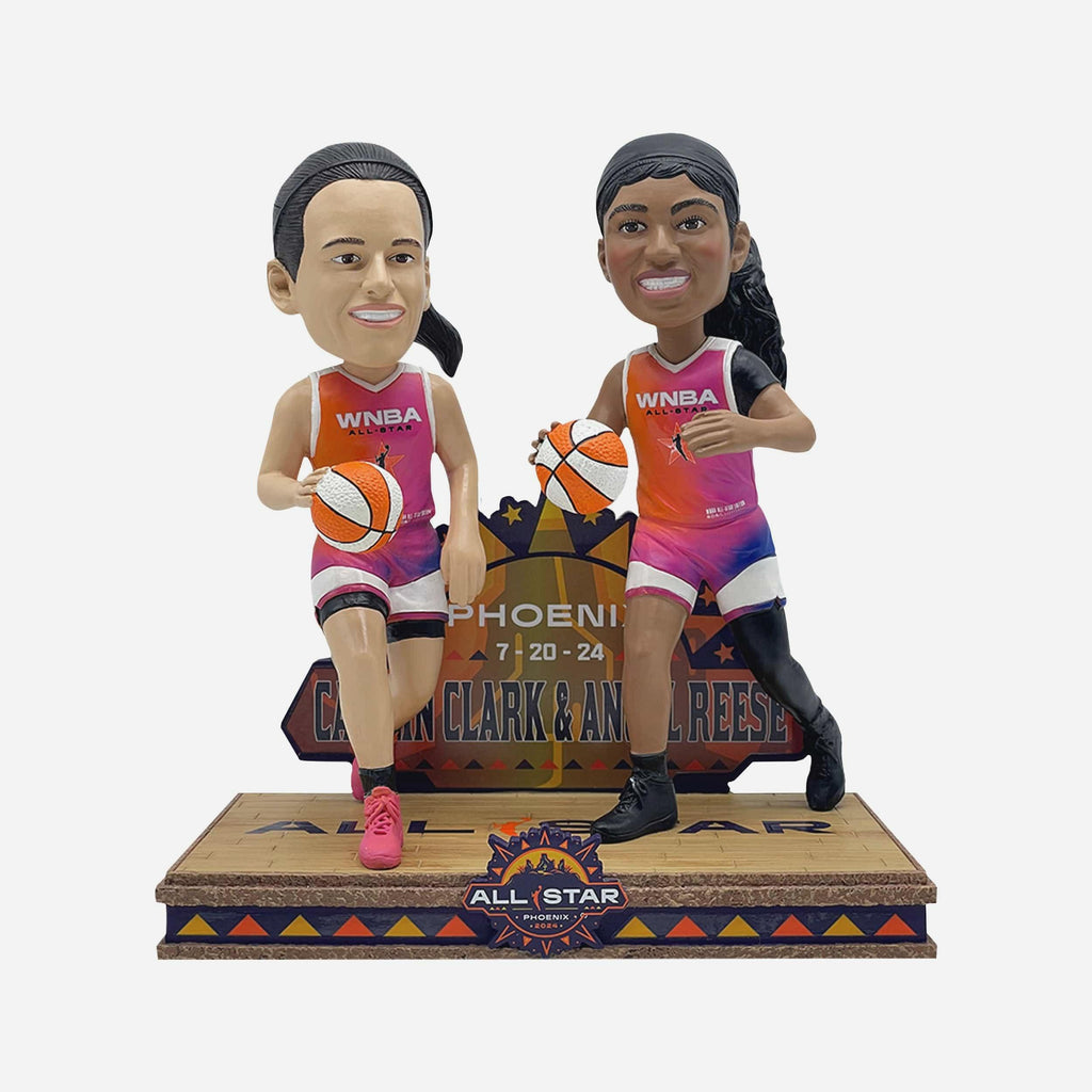 Angel Reese & Caitlin Clark Chicago Sky & Indiana Fever 2024 All-Star Dual Gamebreaker Bobblehead FOCO - FOCO.com