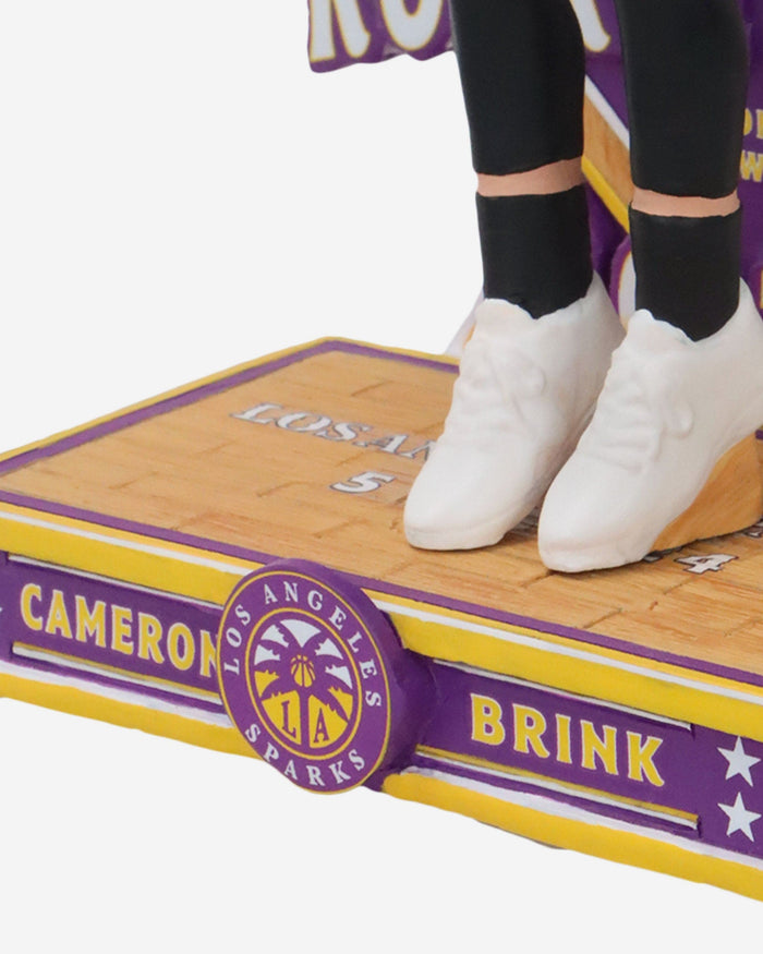 Cameron Brink Los Angeles Sparks Rookie Debut Bobblehead FOCO - FOCO.com