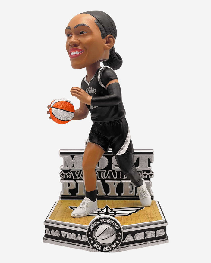 A'ja Wilson Las Vegas Aces 2024 WNBA 3x MVP Bobblehead FOCO - FOCO.com