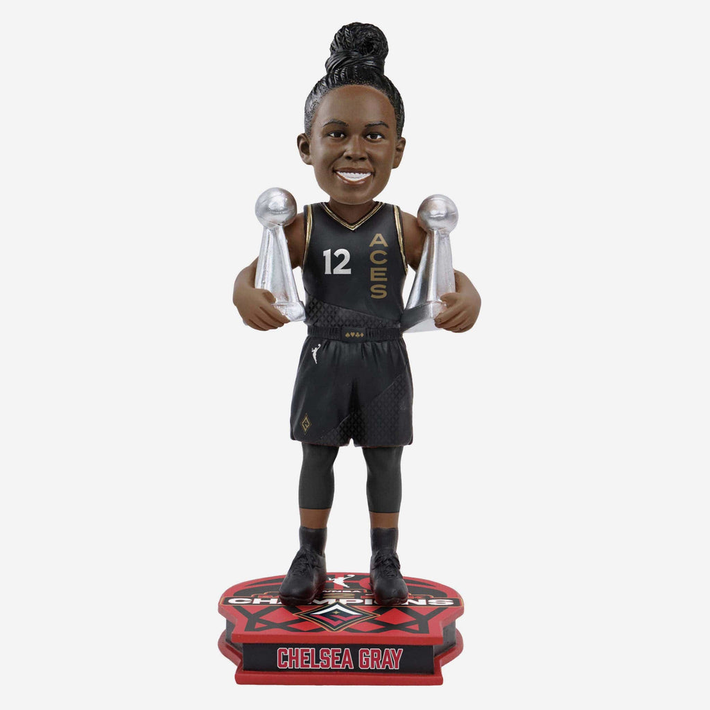 Chelsea Gray Las Vegas Aces 2023 WNBA Back To Back Champions Bobblehead FOCO - FOCO.com