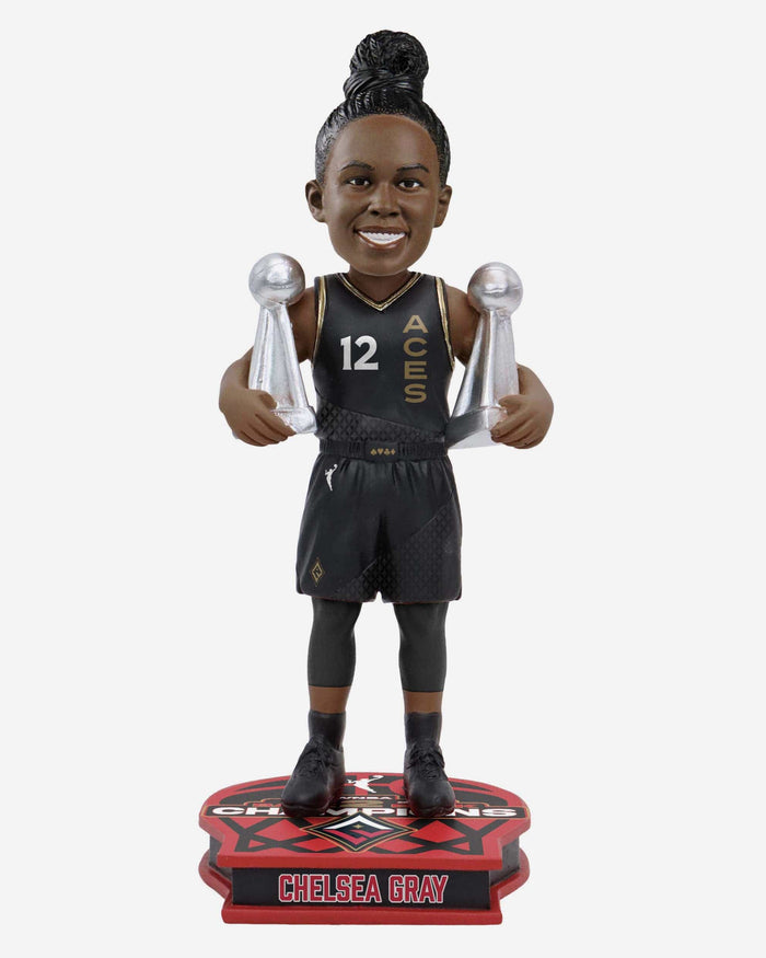 Chelsea Gray Las Vegas Aces 2023 WNBA Back To Back Champions Bobblehead FOCO - FOCO.com