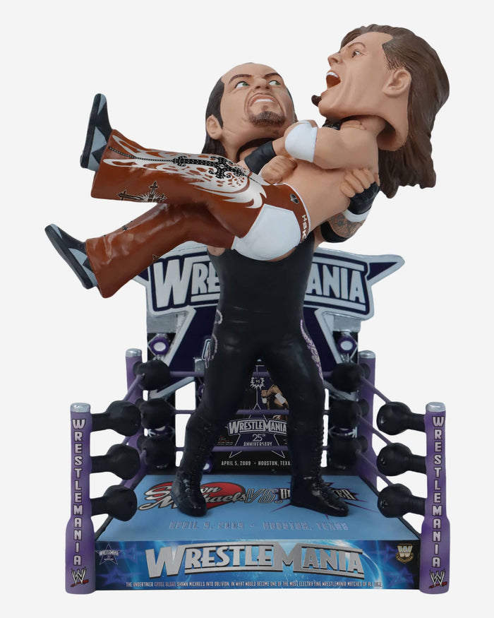 Shawn Michaels & Undertaker WWE 2009 Wrestlemania 25 Dual Bobblehead FOCO - FOCO.com