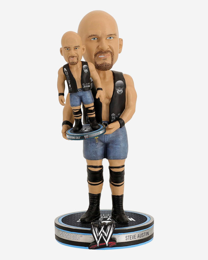 Stone Cold Steve Austin WWE Bobble Dubblz Bobblehead FOCO - FOCO.com
