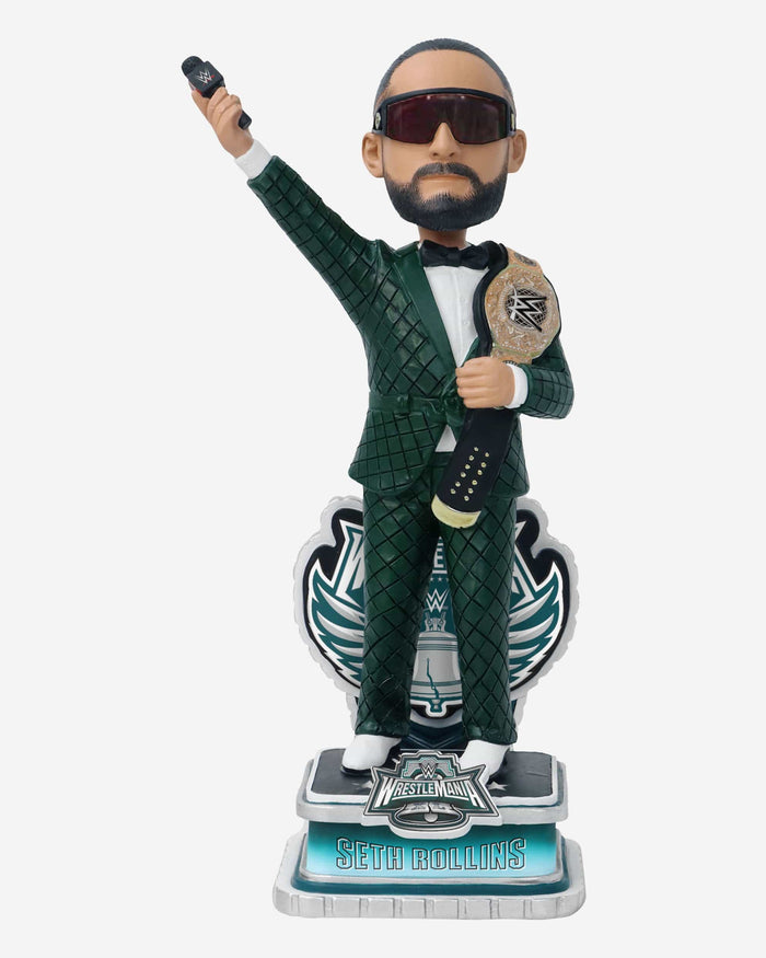 Seth Rollins WWE WrestleMania 40 Bobblehead FOCO - FOCO.com