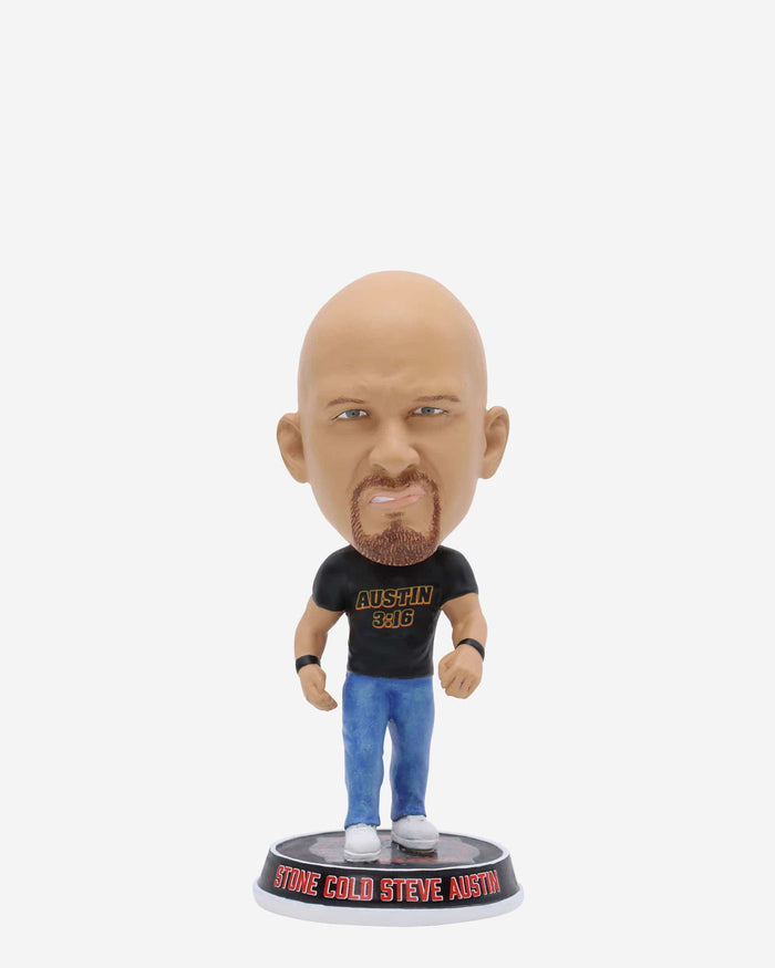 Stone Cold Steve Austin WWE Mini Bighead Bobblehead FOCO - FOCO.com