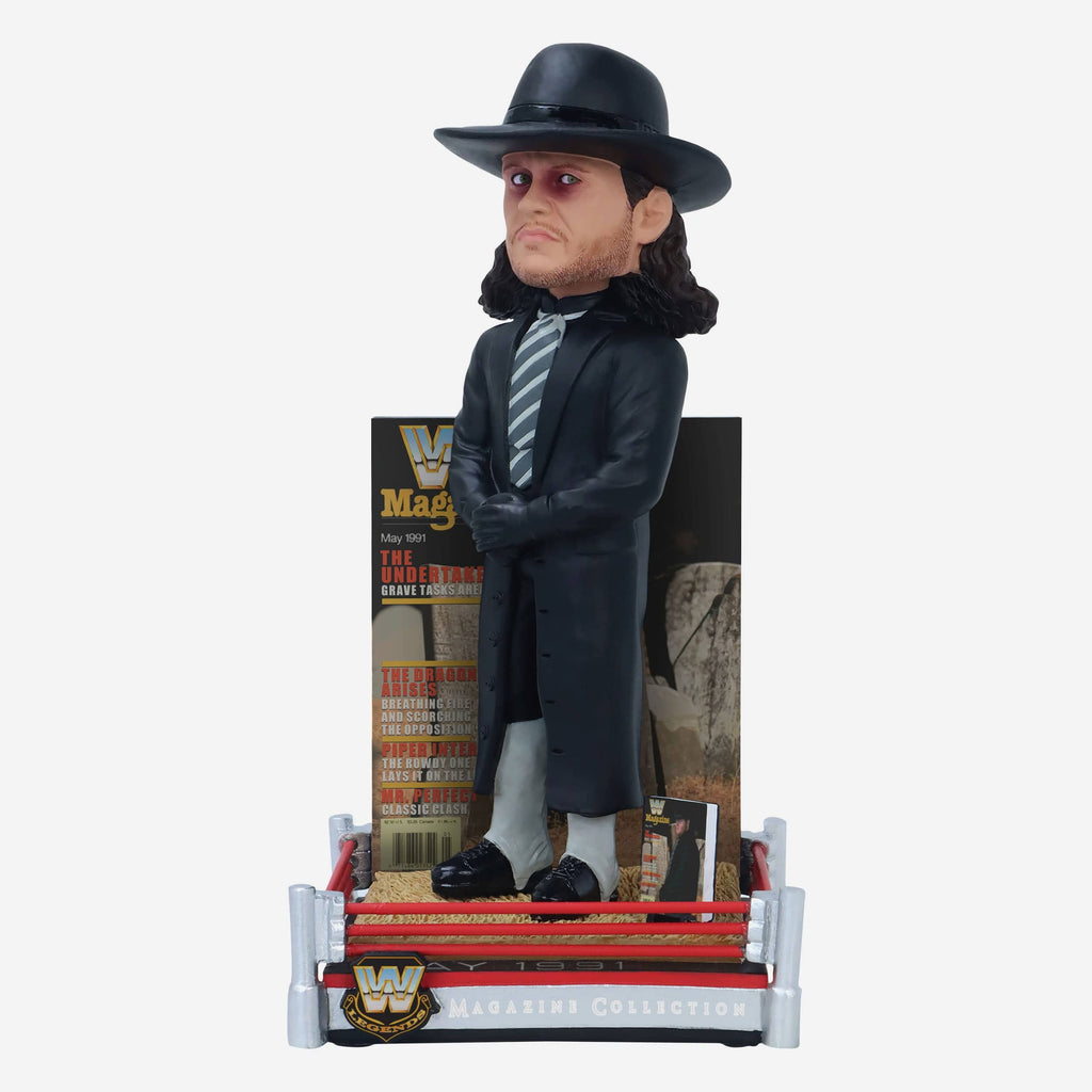 The Undertaker Grave Tasks Ahead WWE Magazine Cover Bobblehead FOCO - FOCO.com