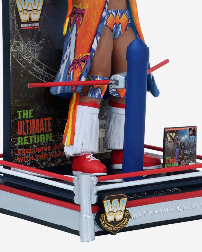 Ultimate Warrior Ultimate Return WWE Magazine Cover Bobblehead FOCO - FOCO.com