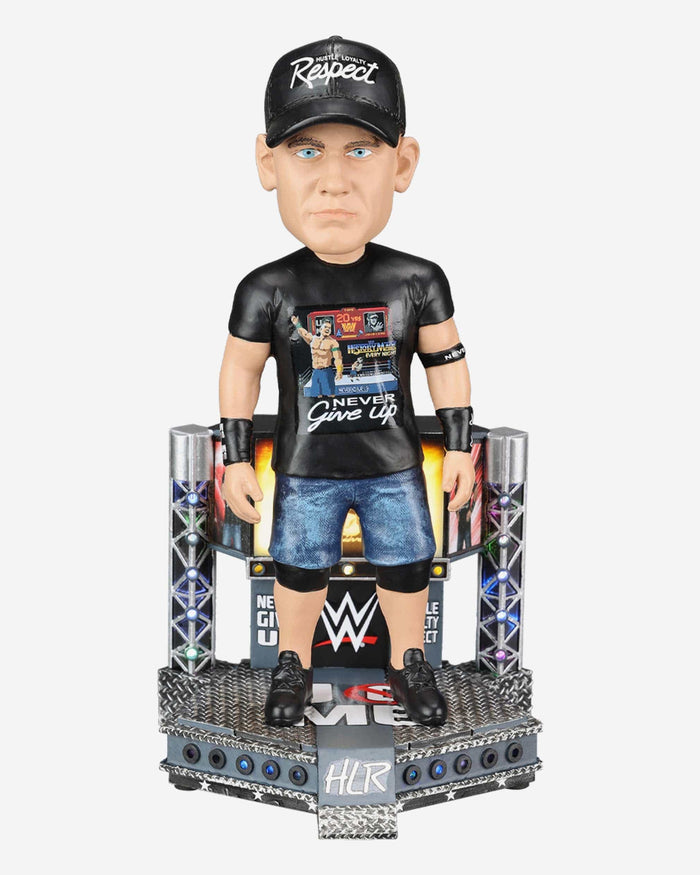 John Cena WWE Light Up Stage Entrance Bobblehead FOCO - FOCO.com