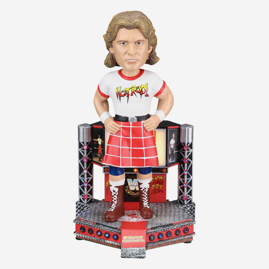 Rowdy Roddy Piper WWE Light Up Stage Entrance Bobblehead FOCO - FOCO.com
