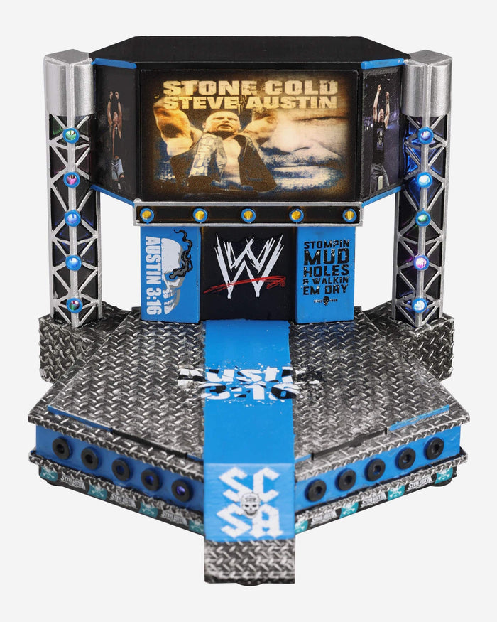 Stone Cold Steve Austin WWE Light Up Stage Entrance Bobblehead FOCO - FOCO.com