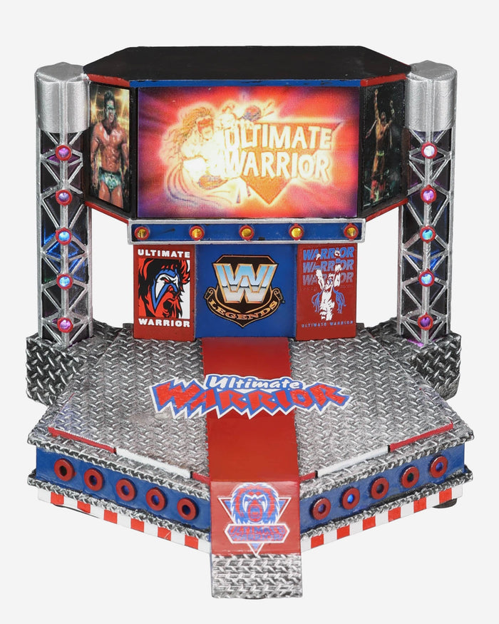 Ultimate Warrior WWE Light Up Stage Entrance Bobblehead FOCO - FOCO.com