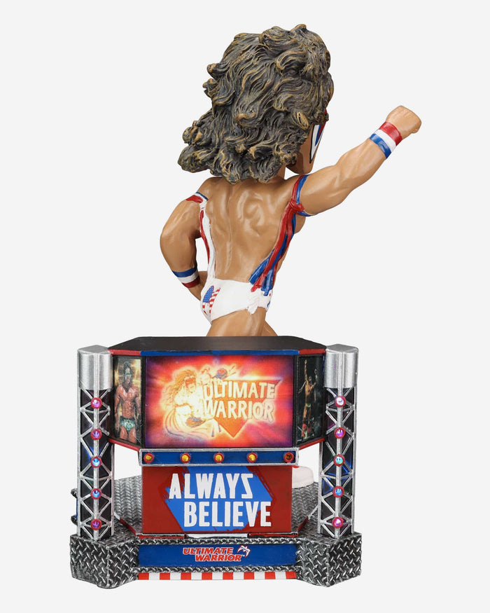 Ultimate Warrior WWE Light Up Stage Entrance Bobblehead FOCO - FOCO.com