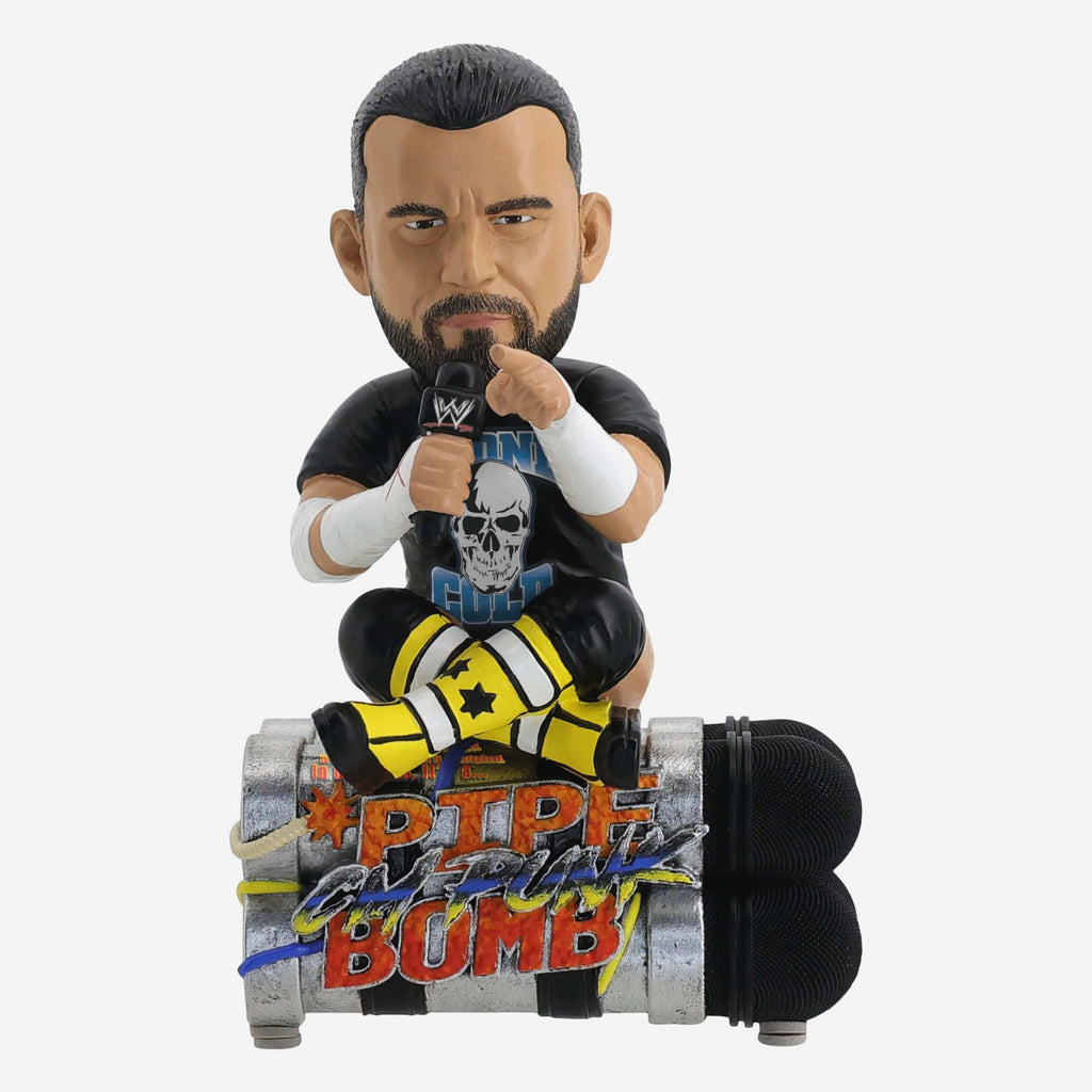 CM Punk WWE Pipe Bomb Bobblehead FOCO - FOCO.com
