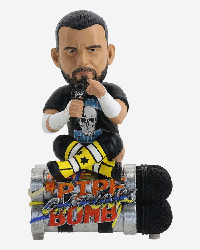 CM Punk WWE Pipe Bomb Bobblehead FOCO - FOCO.com