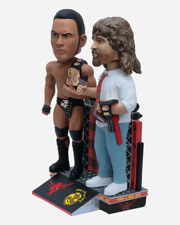 The Rock N Sock Connection WWE Tag Team Bobblehead FOCO - FOCO.com