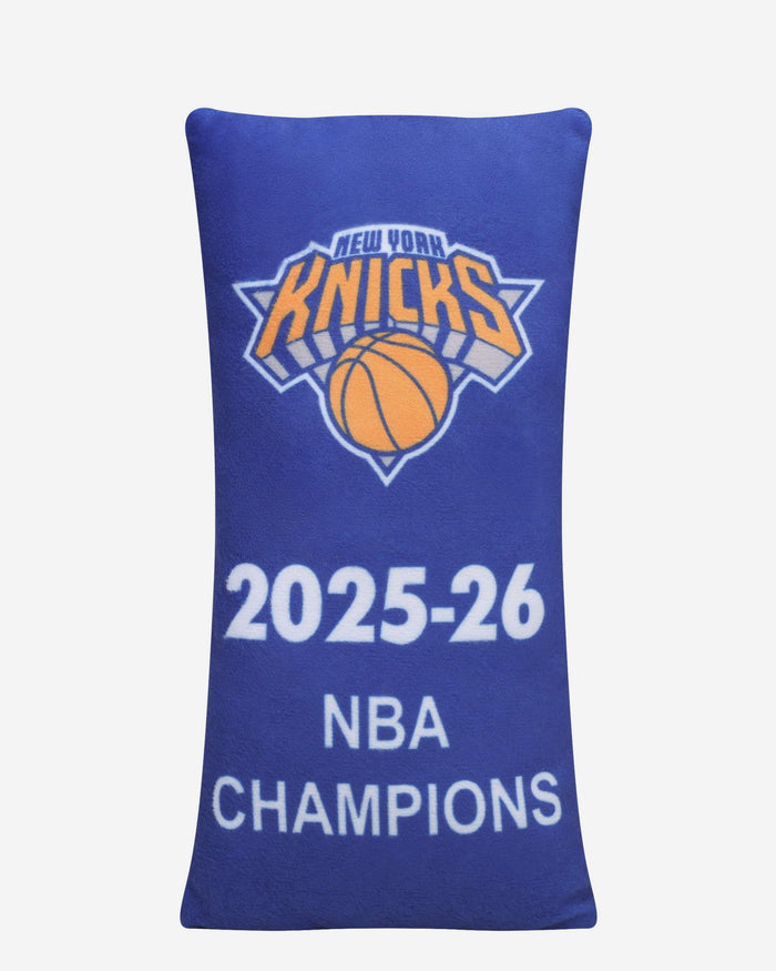 New York Knicks 2026 NBA Champions Banner 10 Inch Plush Banner FOCO - FOCO.com