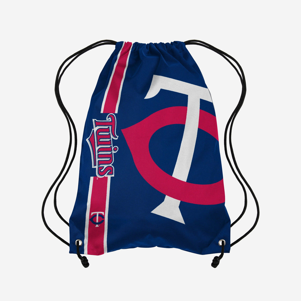 Minnesota Twins Big Logo Drawstring Backpack FOCO - FOCO.com