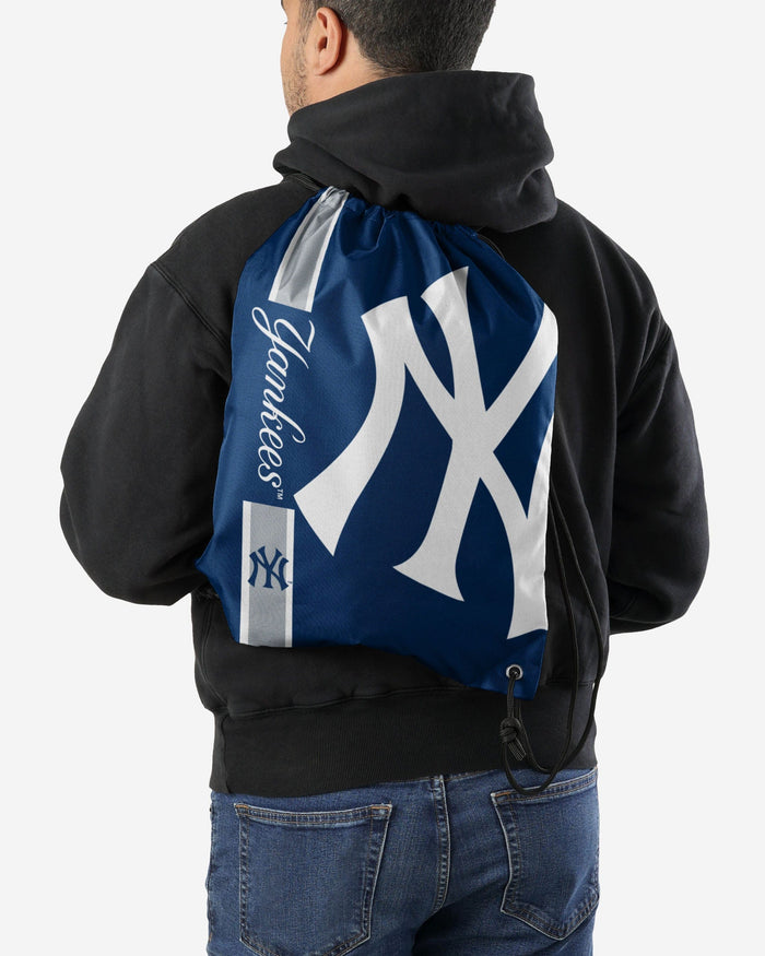 New York Yankees Big Logo Drawstring Backpack FOCO - FOCO.com