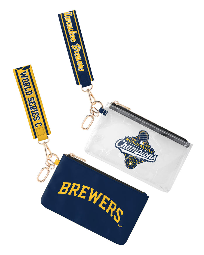 Milwaukee Brewers 2026 World Series Champions 2 Pack Wristlet FOCO - FOCO.com