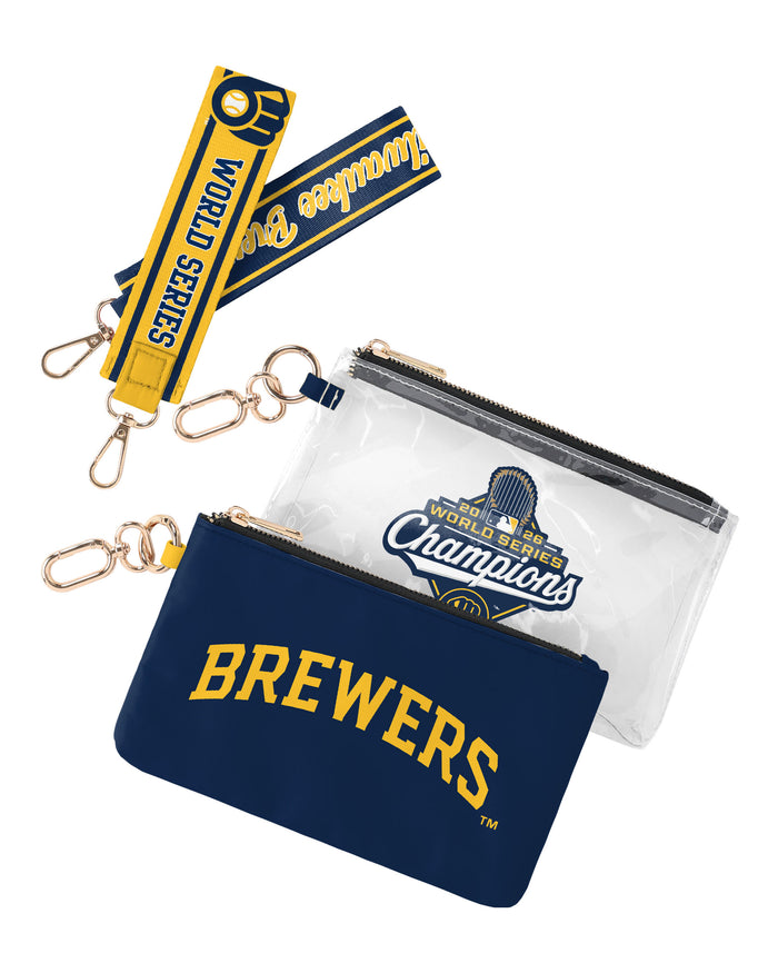 Milwaukee Brewers 2026 World Series Champions 2 Pack Wristlet FOCO - FOCO.com