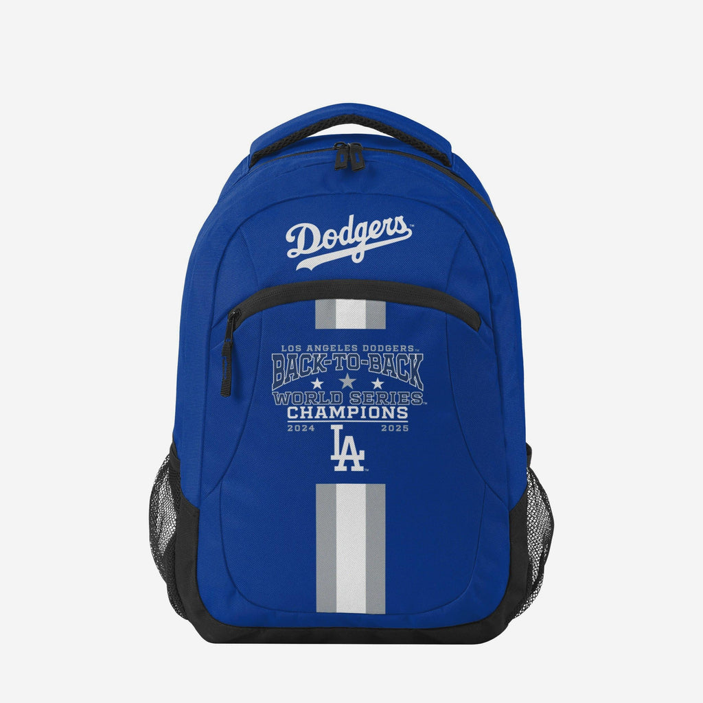 Los Angeles Dodgers 2025 Back To Back World Series Champions Action Backpack FOCO - FOCO.com