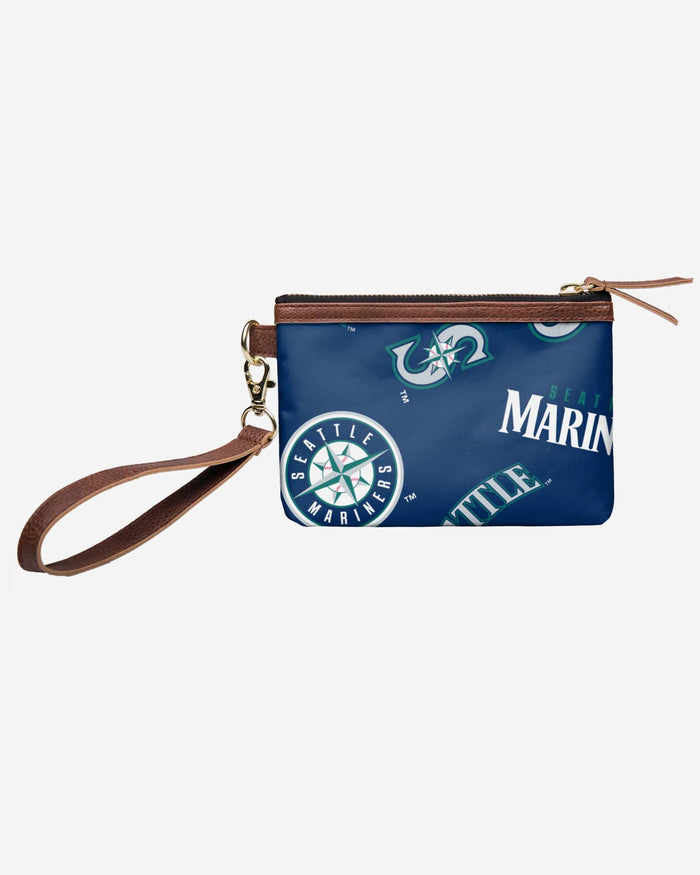 Seattle Mariners Repeat Logo Wristlet FOCO - FOCO.com