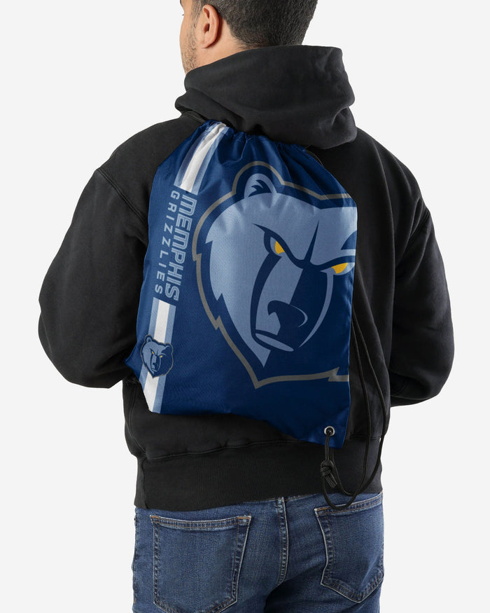 Memphis Grizzlies Big Logo Drawstring Backpack FOCO - FOCO.com