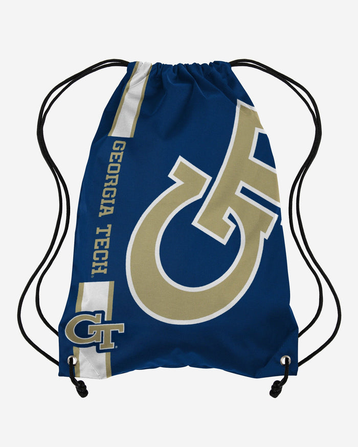 Georgia Tech Yellow Jackets Big Logo Drawstring Backpack FOCO - FOCO.com