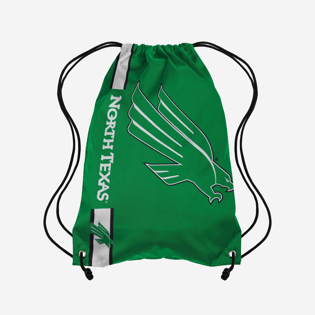 North Texas Mean Green Big Logo Drawstring Backpack FOCO - FOCO.com