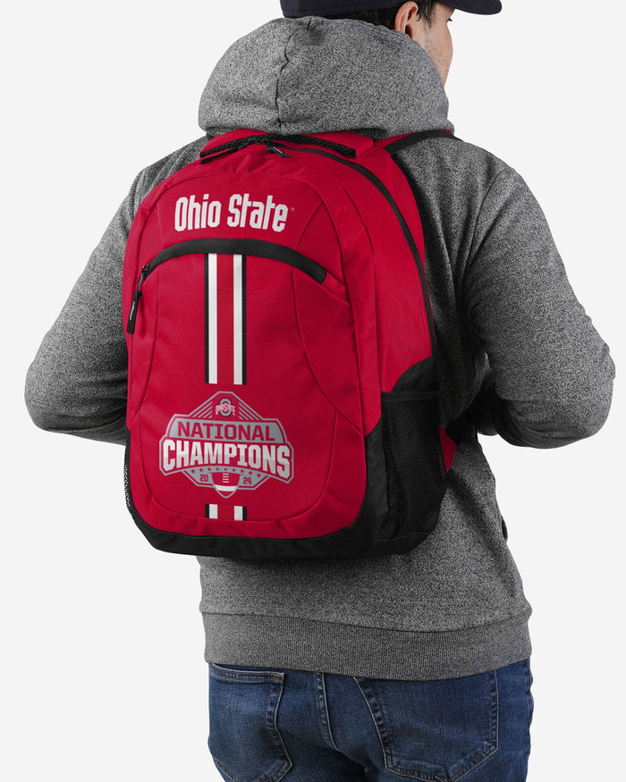 Ohio State Buckeyes 2024 Football National Champions Action Backpack FOCO - FOCO.com