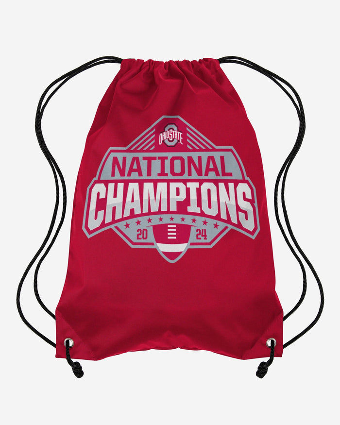 Ohio State Buckeyes 2024 Football National Champions Drawstring Backpack FOCO - FOCO.com