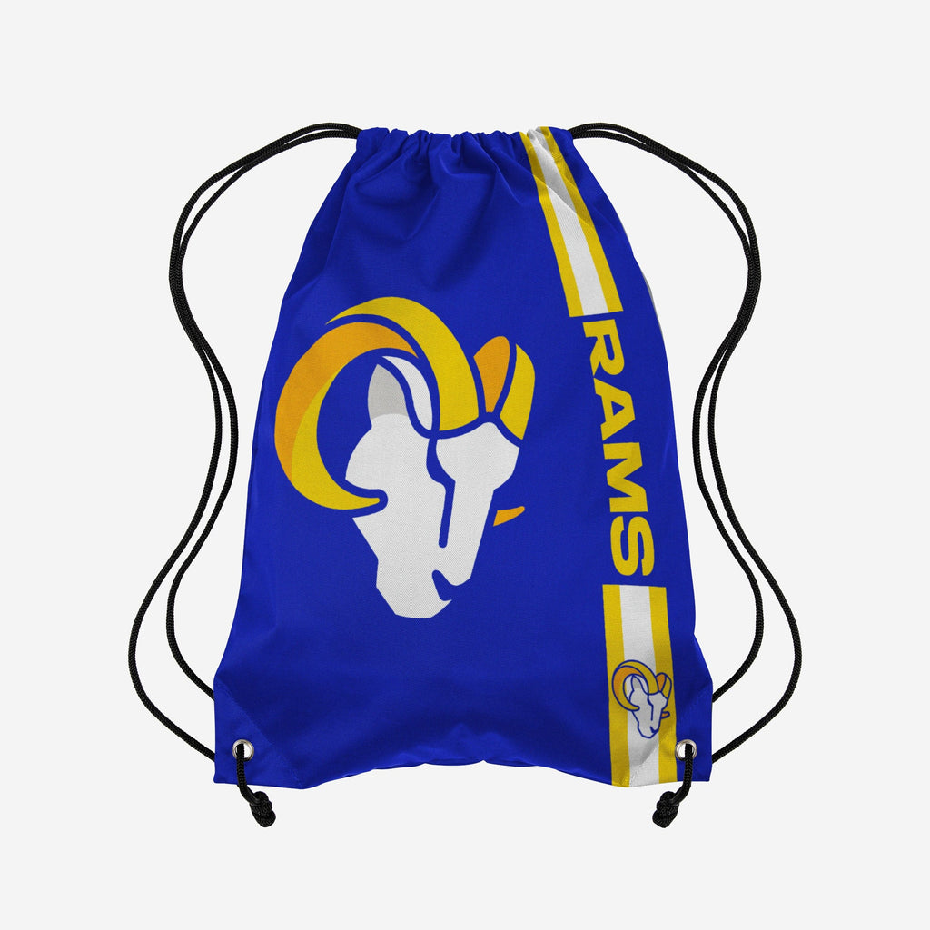 Los Angeles Rams Big Logo Drawstring Backpack FOCO - FOCO.com