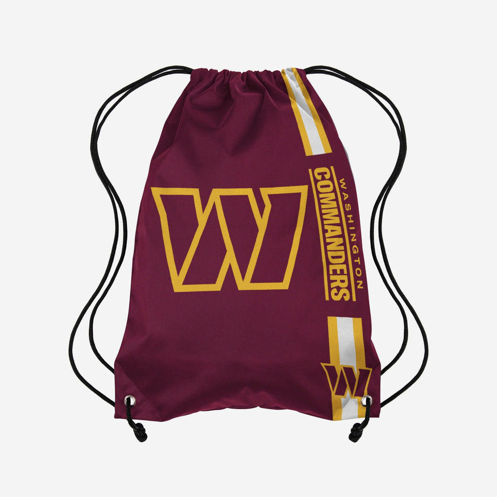 Washington Commanders Original Big Logo Drawstring Backpack FOCO - FOCO.com