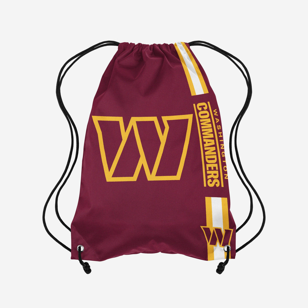 Washington Commanders Big Logo Drawstring Backpack FOCO - FOCO.com