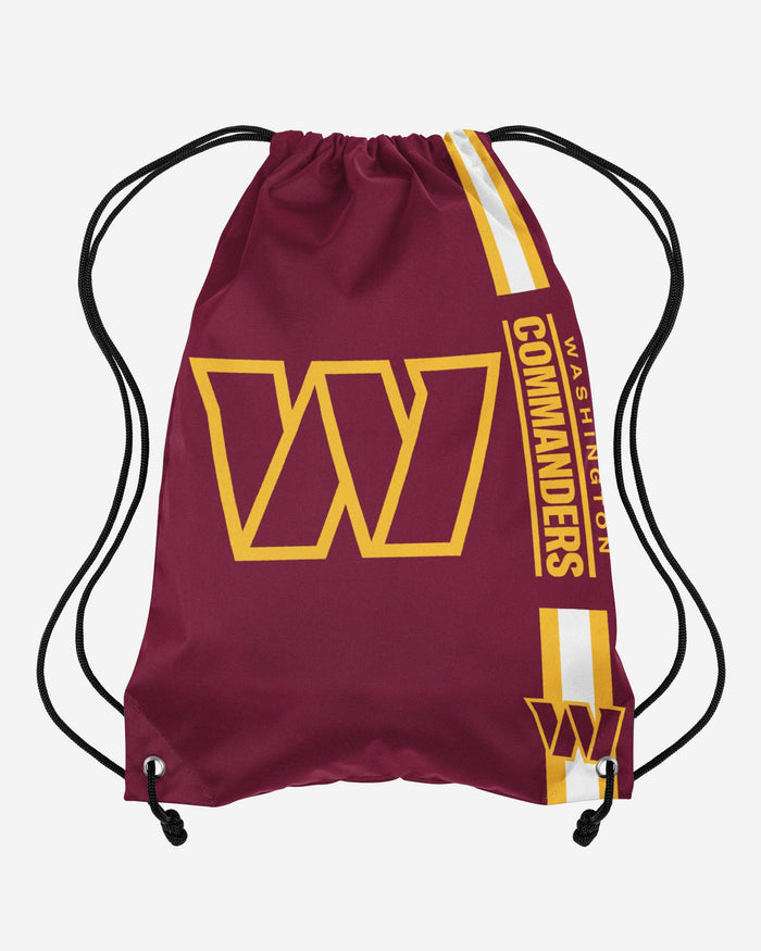 Washington Commanders Big Logo Drawstring Backpack FOCO - FOCO.com